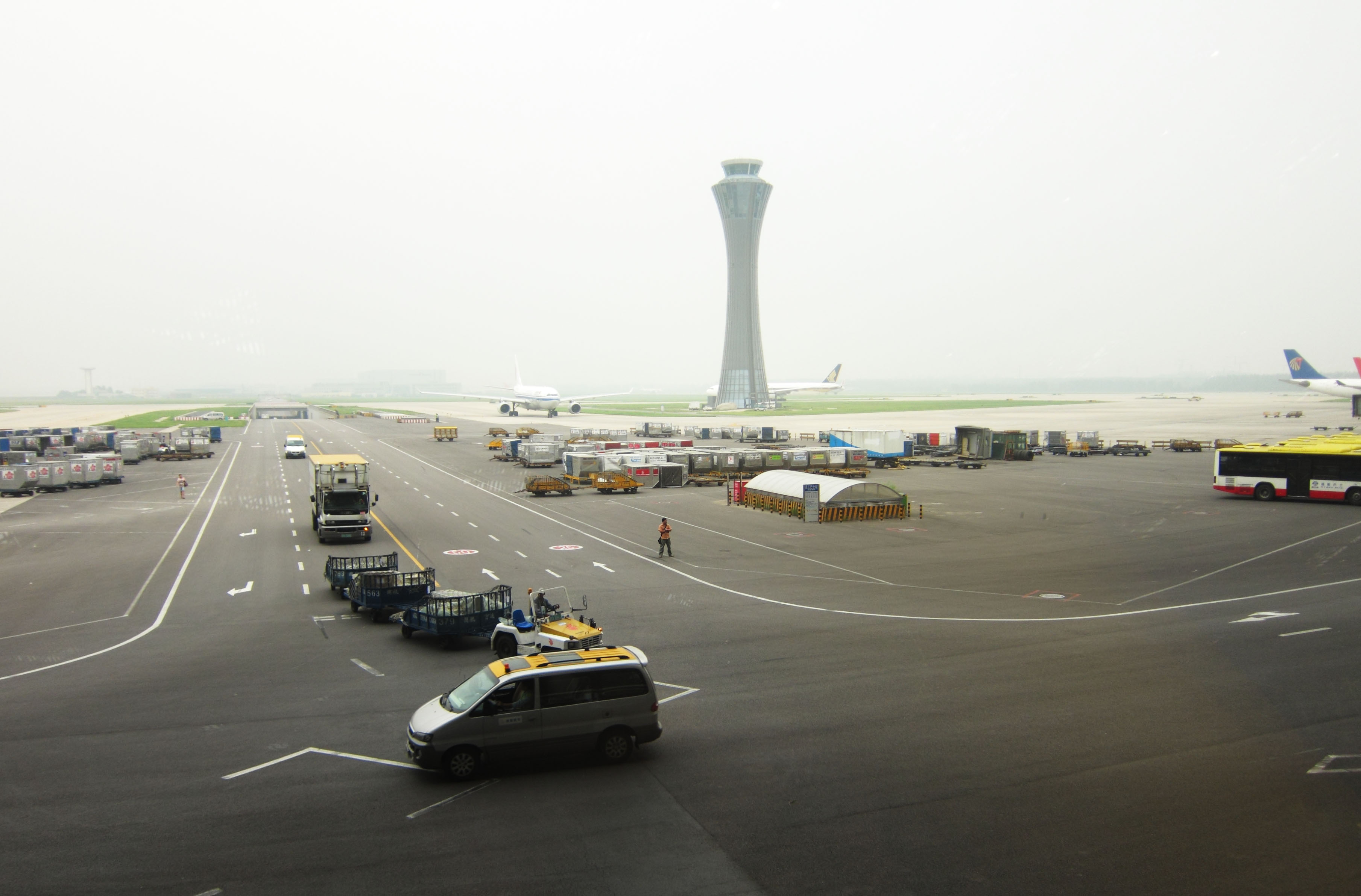 fotografia, material, livra, ajardine, imagine, proveja fotografia,Aeroporto de Beijing, nibus, Um aeroporto, Um avio, caminho