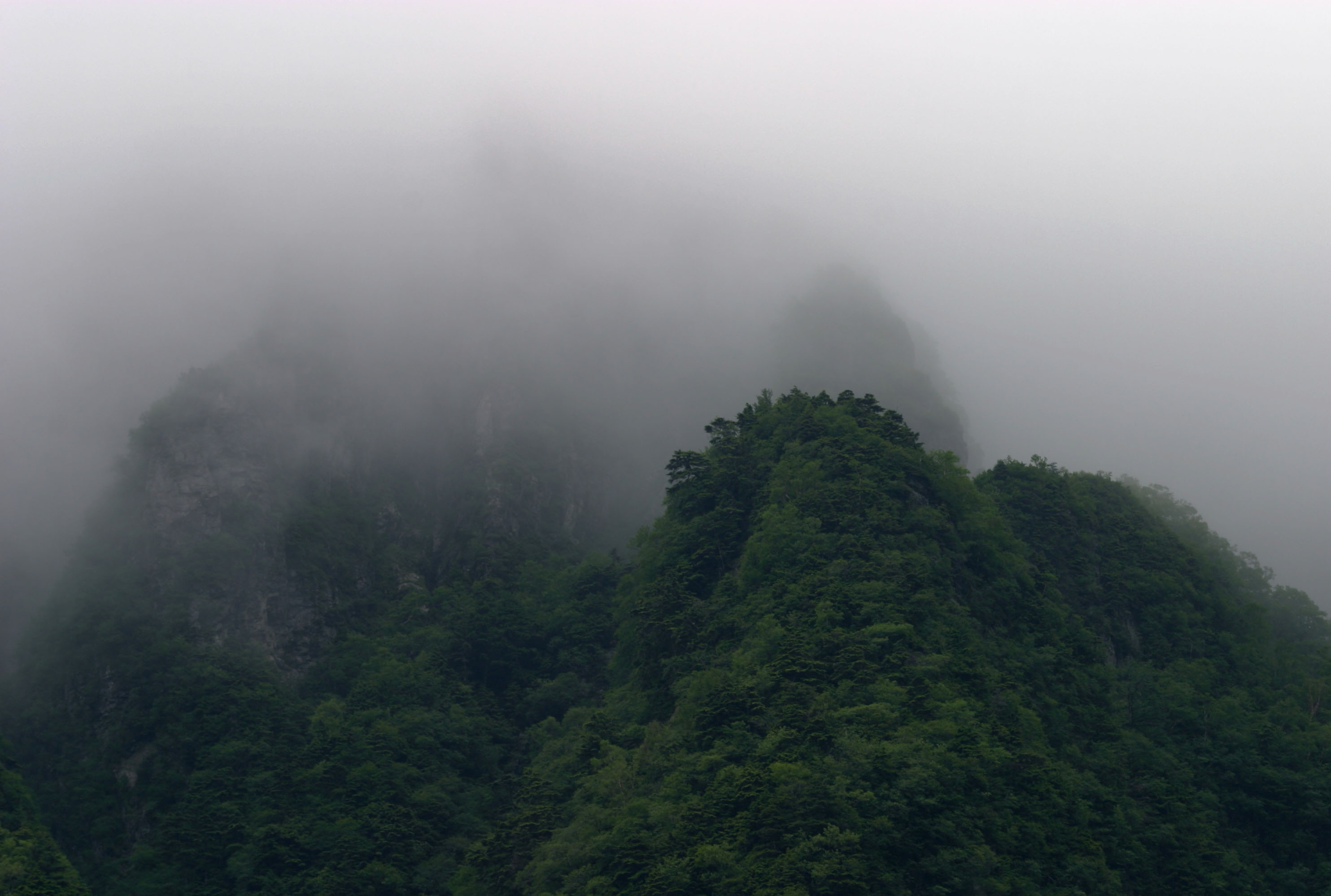 fotografia, materiale, libero il panorama, dipinga, fotografia di scorta,Illusione di montagne profonde, nebbia, , nube, montagna