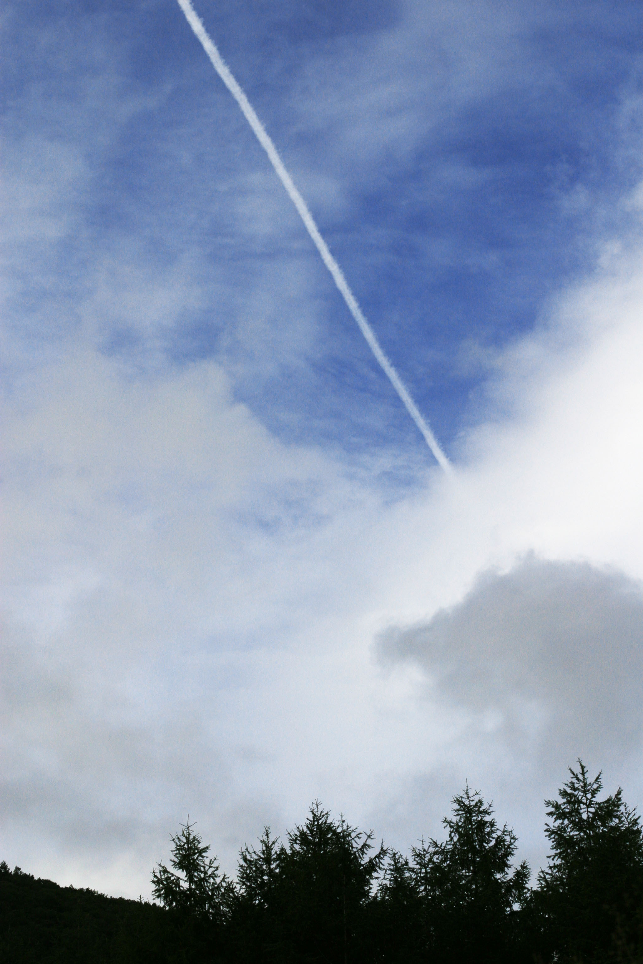 foto,tela,gratis,paisaje,fotografa,idea,Nube en lnea recta en Norikurakoguen., Contrail, Cielo azul, Nube, 