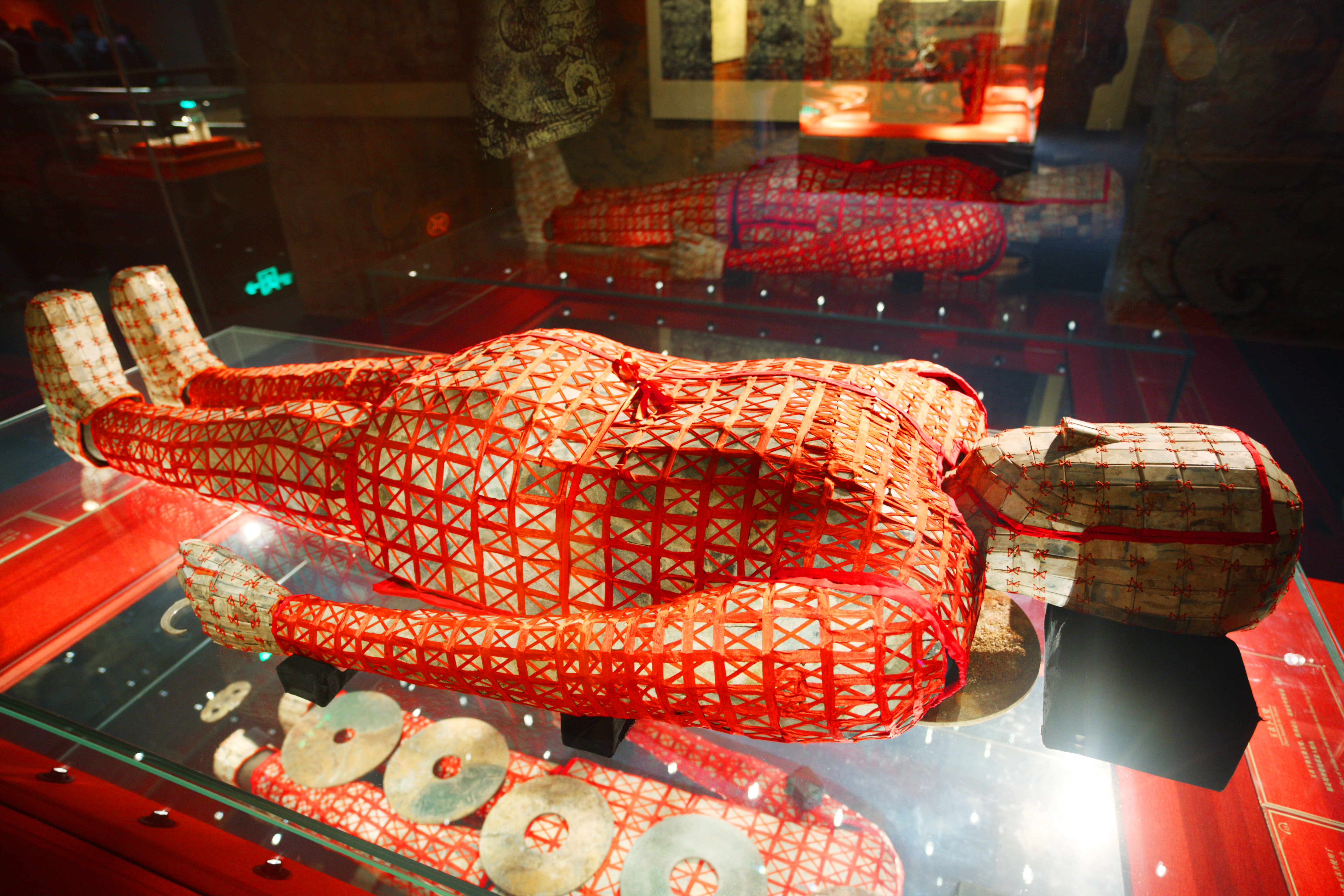 fotografia, material, livra, ajardine, imagine, proveja fotografia,Museu de Han ocidental do Nanyue Rei Mausolu jadeburialsuit, sepultura, sepultura de montculo de enterro, , enterro
