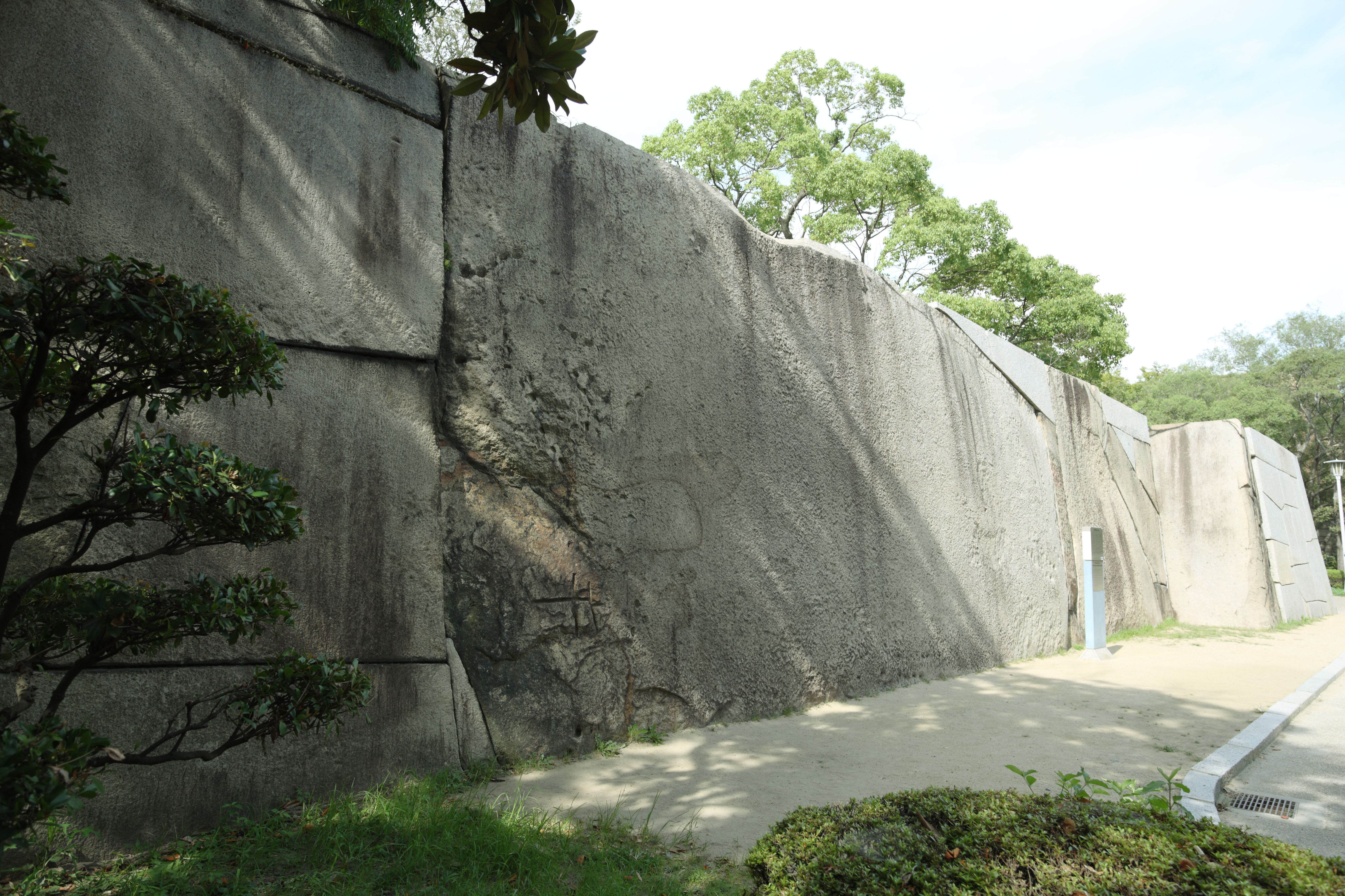 photo,material,free,landscape,picture,stock photo,Creative Commons,Osaka Castle octopus stone, , , , 