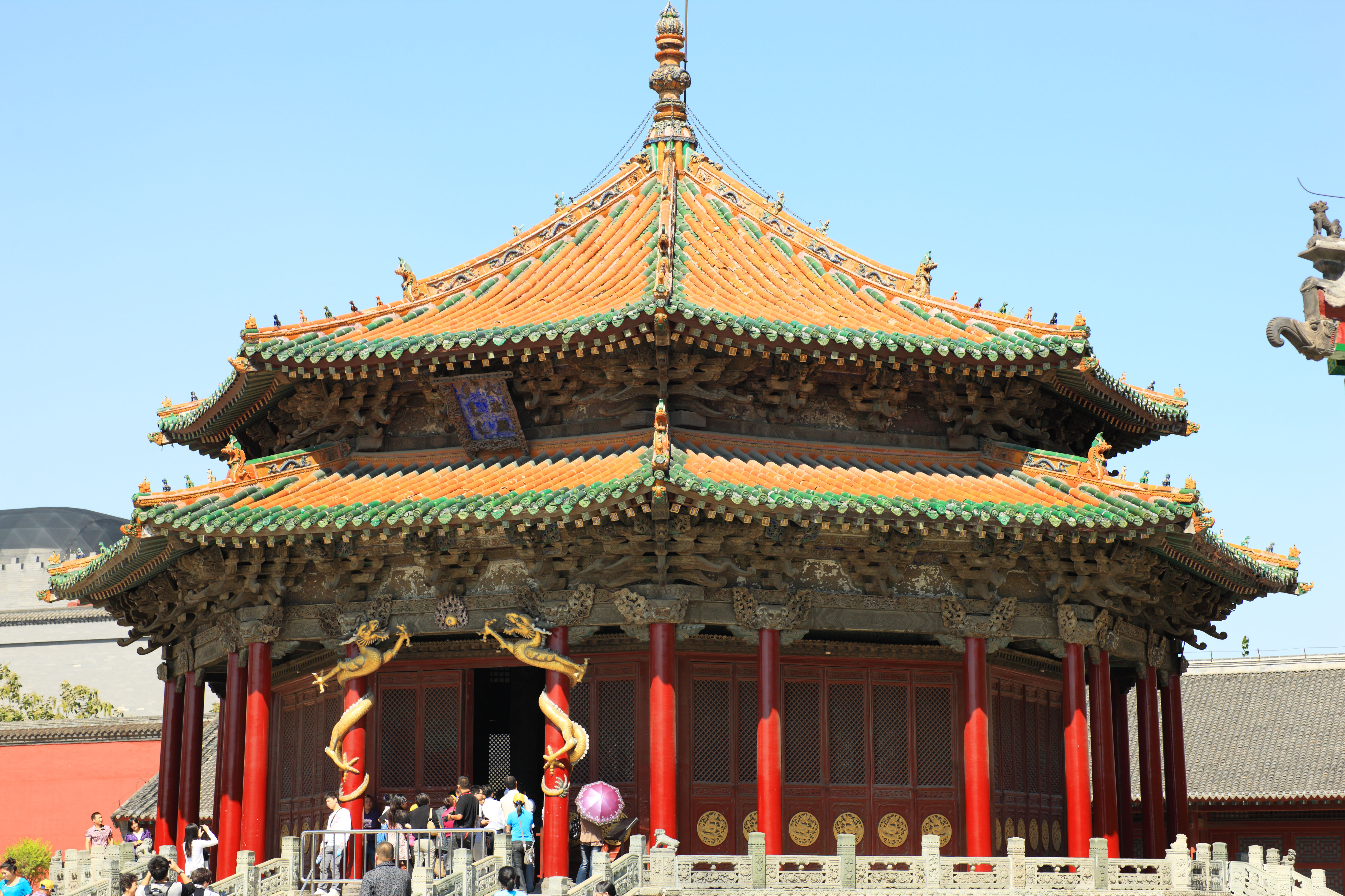 Foto, materieel, vrij, landschap, schilderstuk, bevoorraden foto,Shenyang Imperial Palace Taisei-dono, , , , 