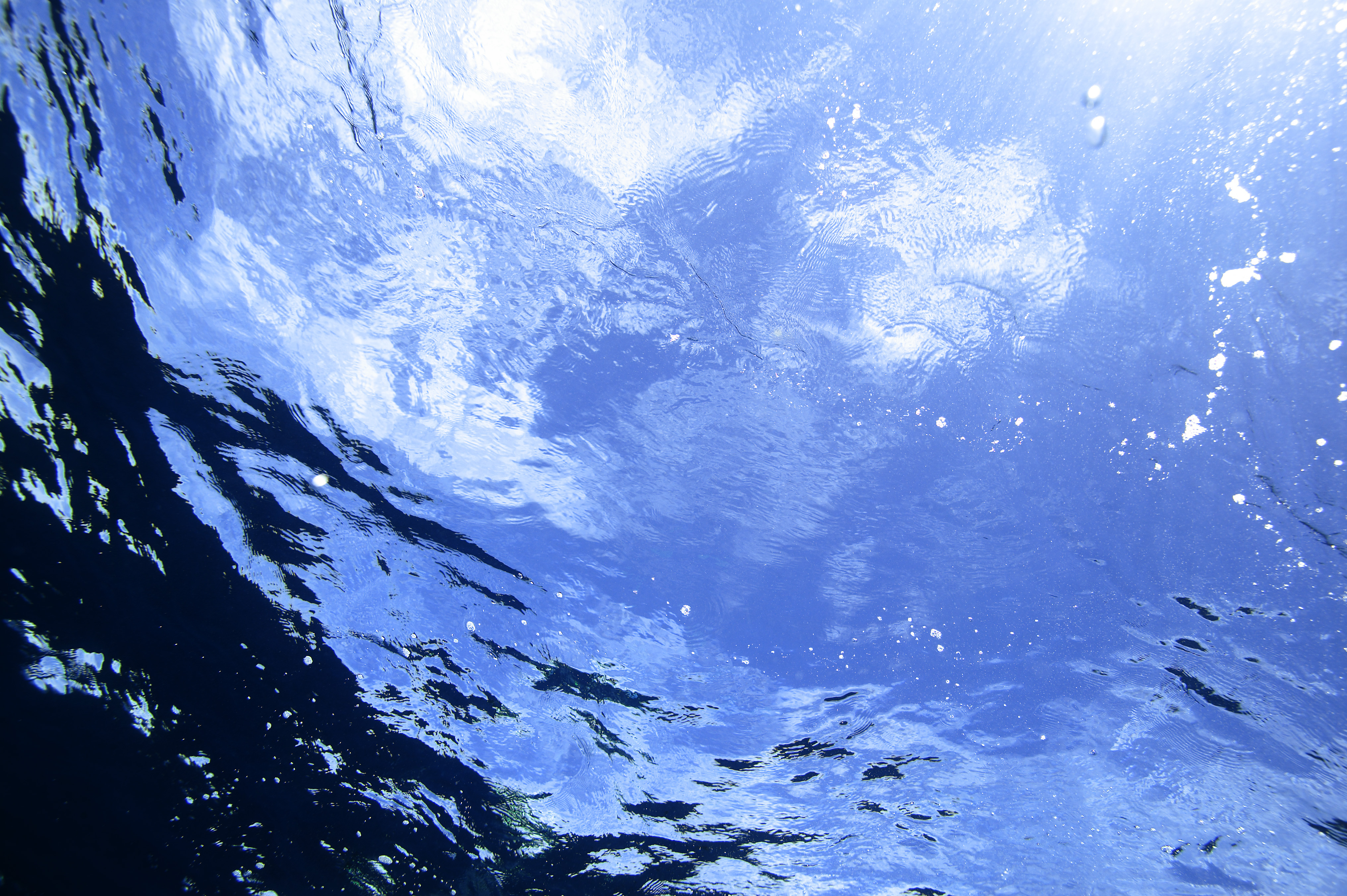 fotografia, materiale, libero il panorama, dipinga, fotografia di scorta,Una nube dal mare in ed un cielo blu, cielo blu, nube, La superficie dell'acqua, Nel mare