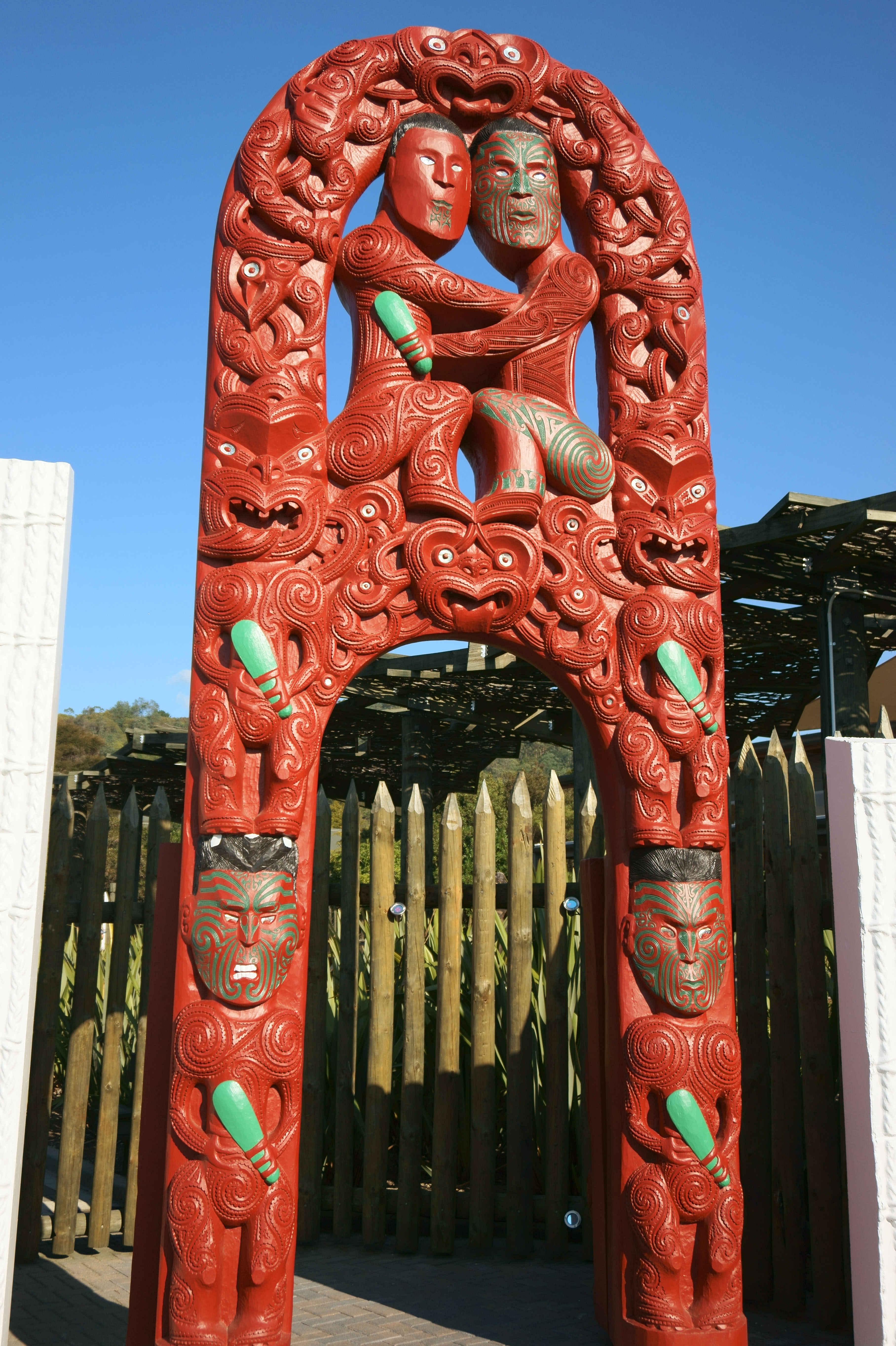 photo,material,free,landscape,picture,stock photo,Creative Commons,Maori carvings, , , , 