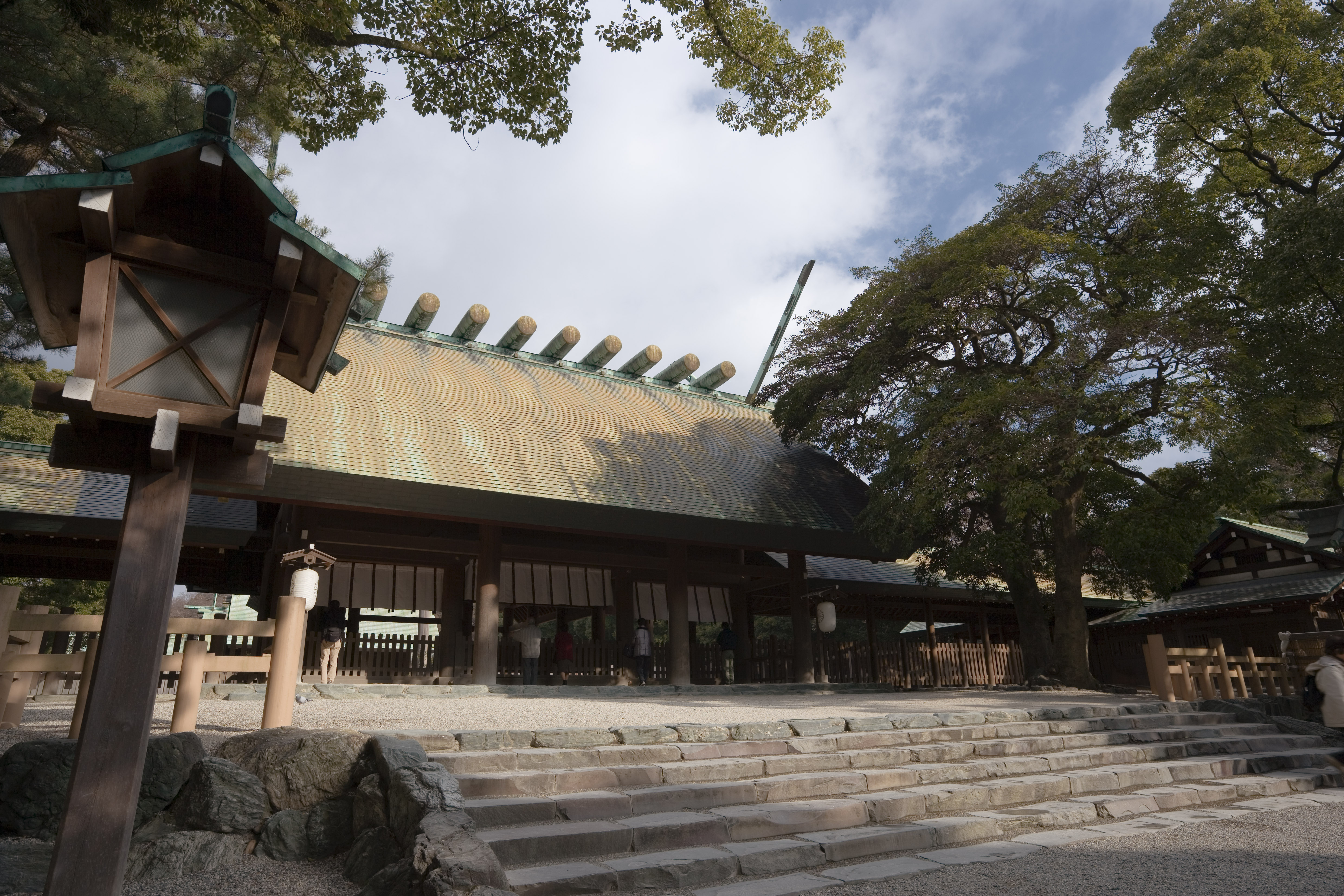 photo, la matire, libre, amnage, dcrivez, photo de la rserve,Temple Atsuta-jingu, Temple shintoste, Prire, Shintosme, Religion
