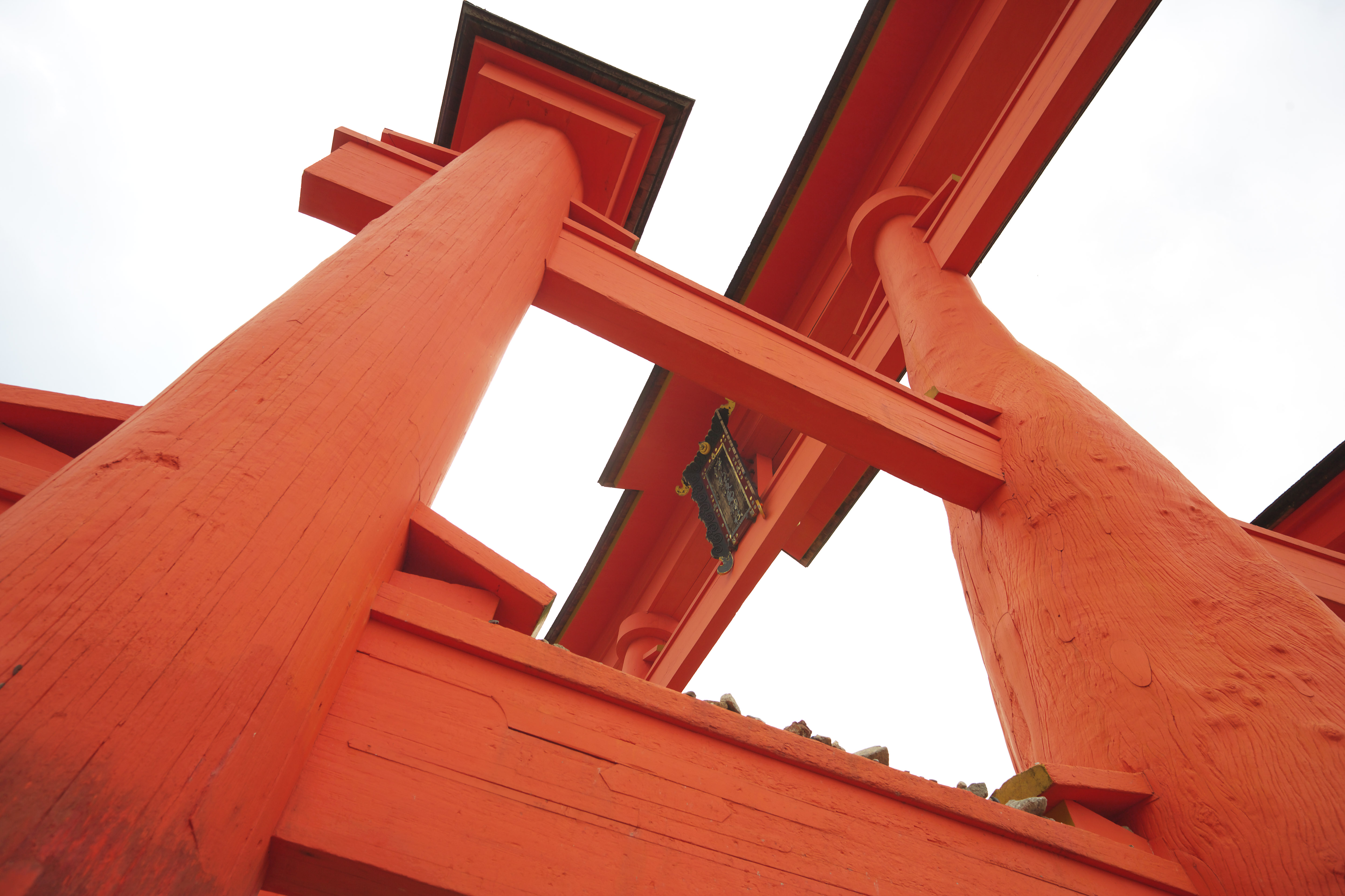 , , , , ,  .,Otorii Itsukushima- Shrine,   , Otorii, Shinto shrine,  cinnabar 