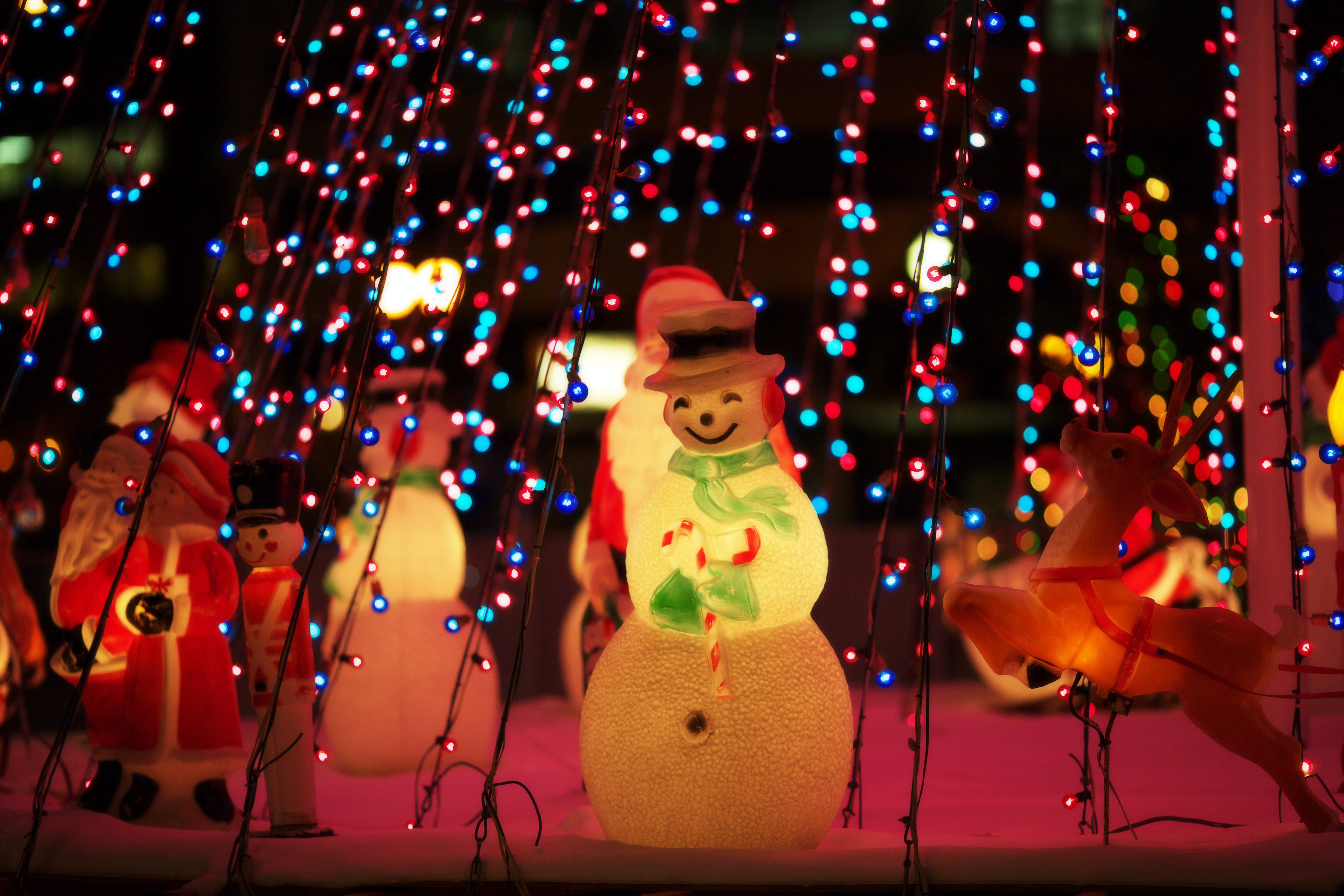 photo,material,free,landscape,picture,stock photo,Creative Commons,A snowman of a smile, X'mas, Illuminations, light, I am beautiful