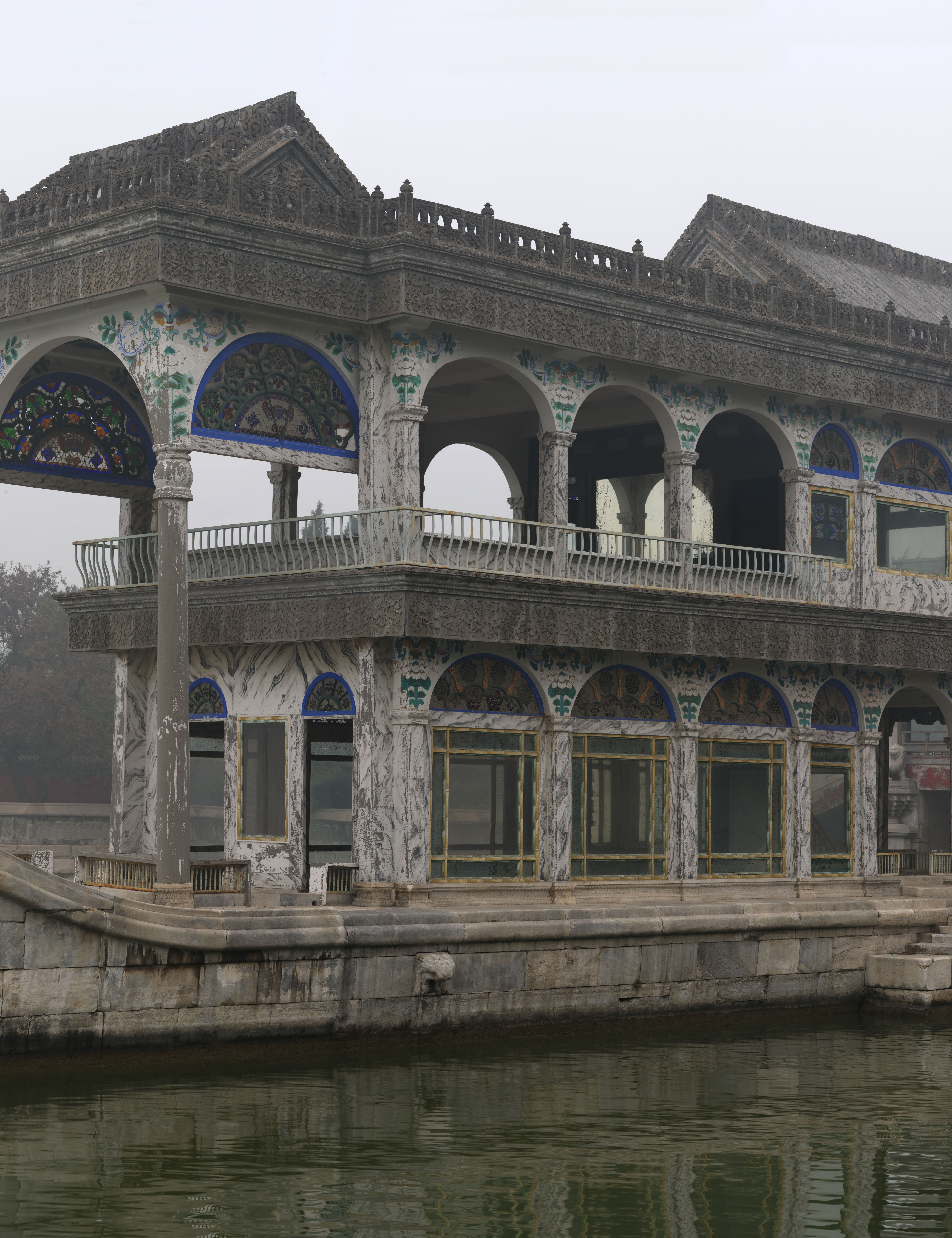 fotografia, materiale, libero il panorama, dipinga, fotografia di scorta,Estate Palazzo dei Qing Yan Fang, Nave, Regio, Acqua che costruisce, 