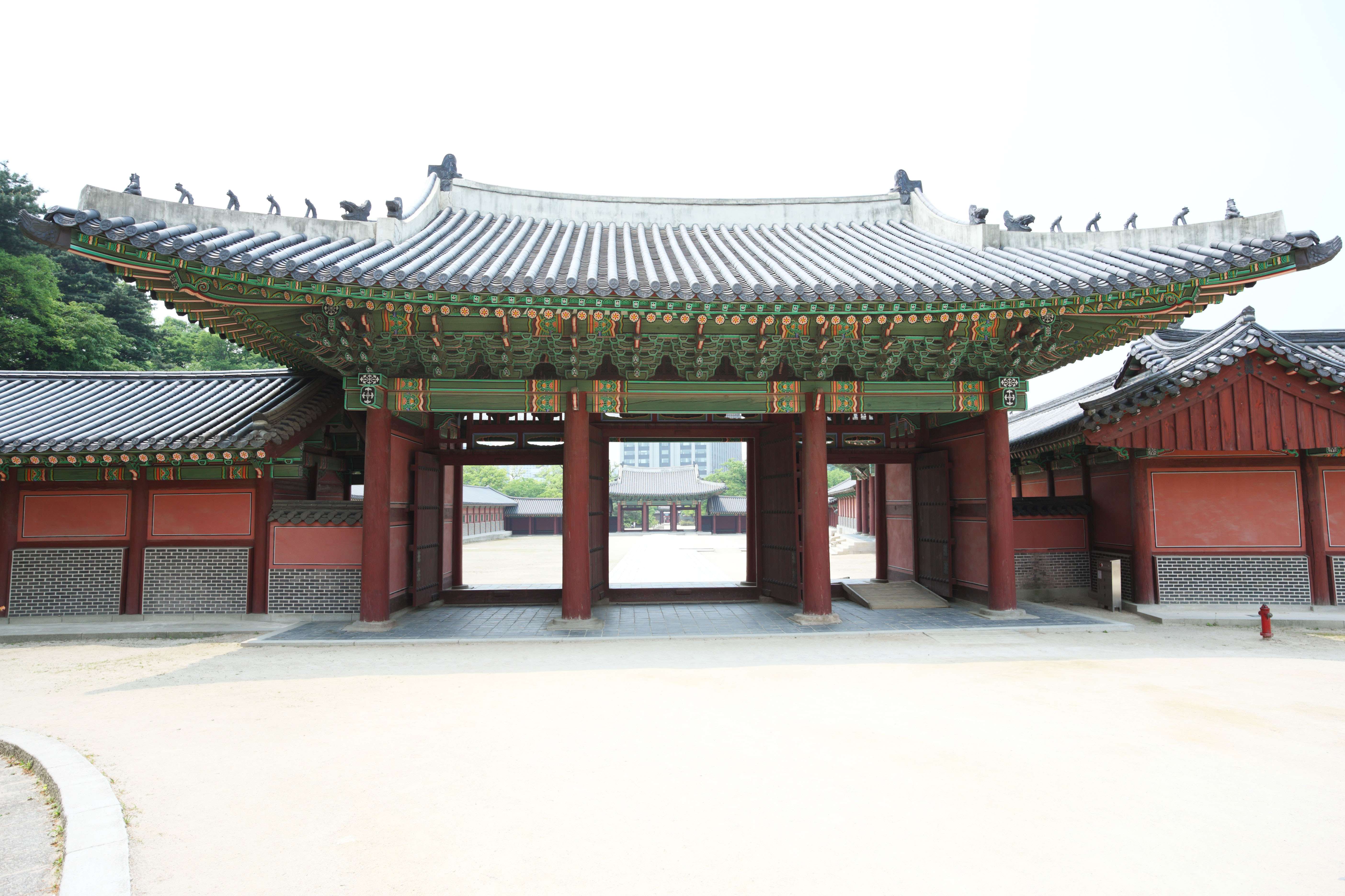 photo,material,free,landscape,picture,stock photo,Creative Commons,Sudjunmun Gate, The Imperial Court architecture, tile, Reja, world heritage