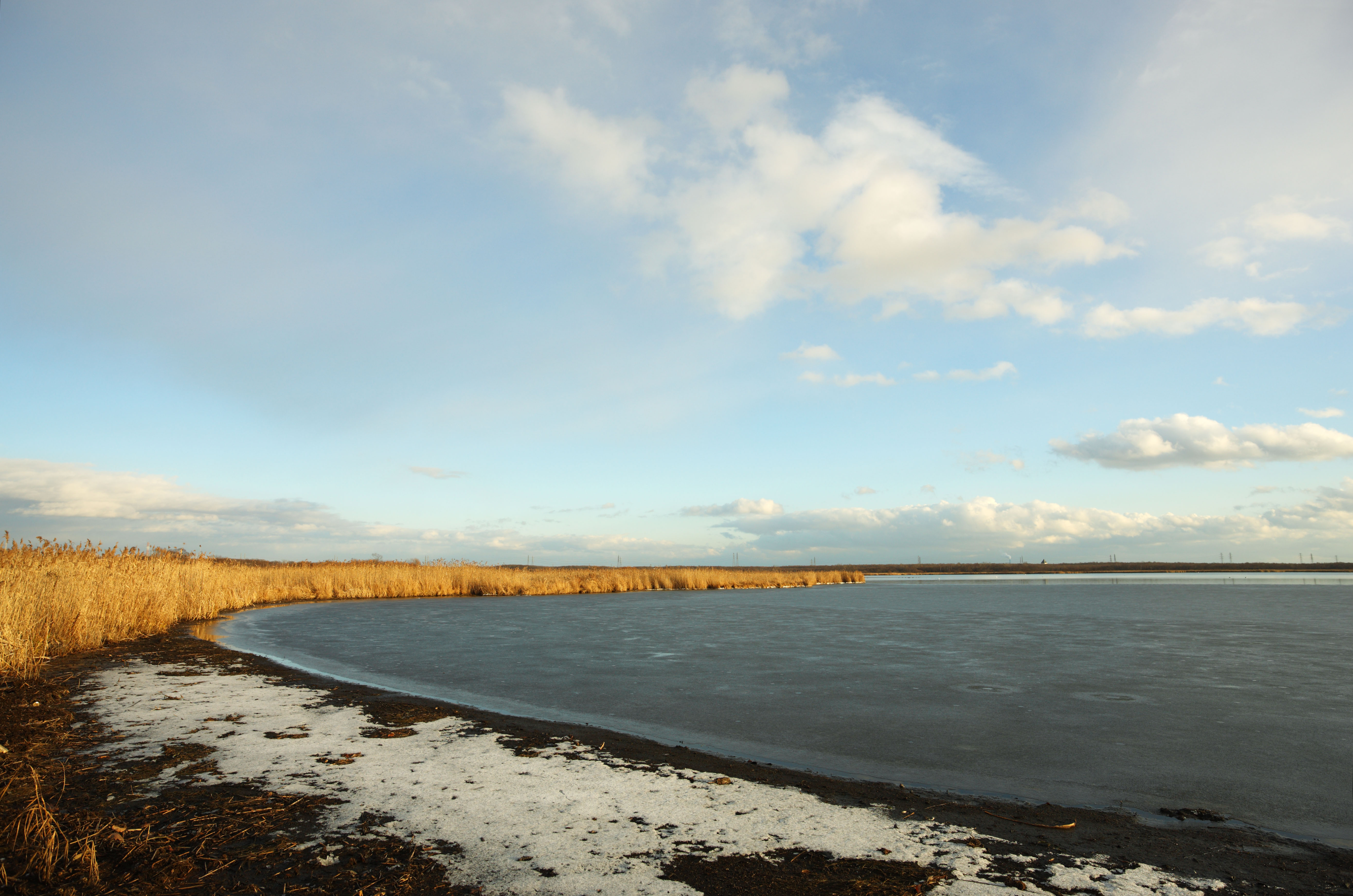 foto,tela,gratis,paisaje,fotografa,idea,Lake Uto Ney, Suelo hmedo, Hielo, Temperatura de congelacin, Cielo azul