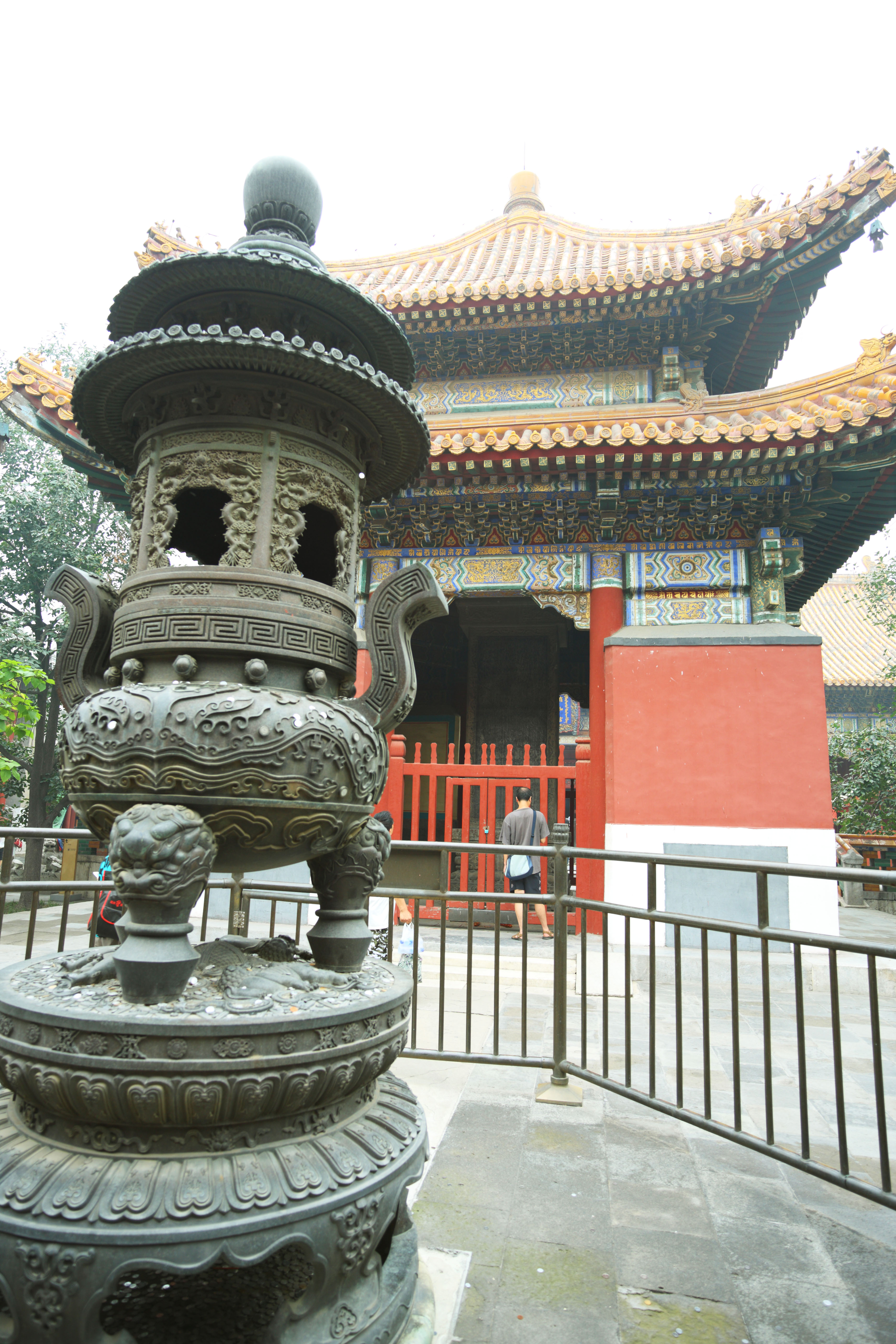 fotografia, material, livra, ajardine, imagine, proveja fotografia,Um Yonghe Templo incenso abajur, escultura, drago, padro, Chaitya