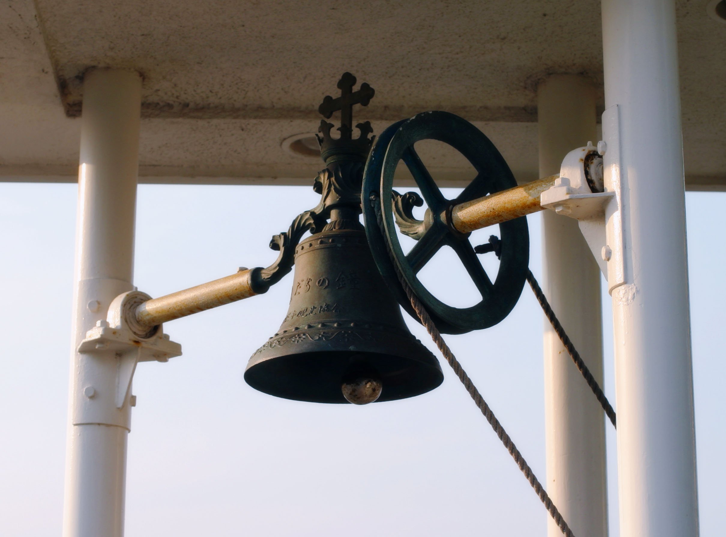 photo,material,free,landscape,picture,stock photo,Creative Commons,Bell of recollection, Hitsujigaoka, bell, , 