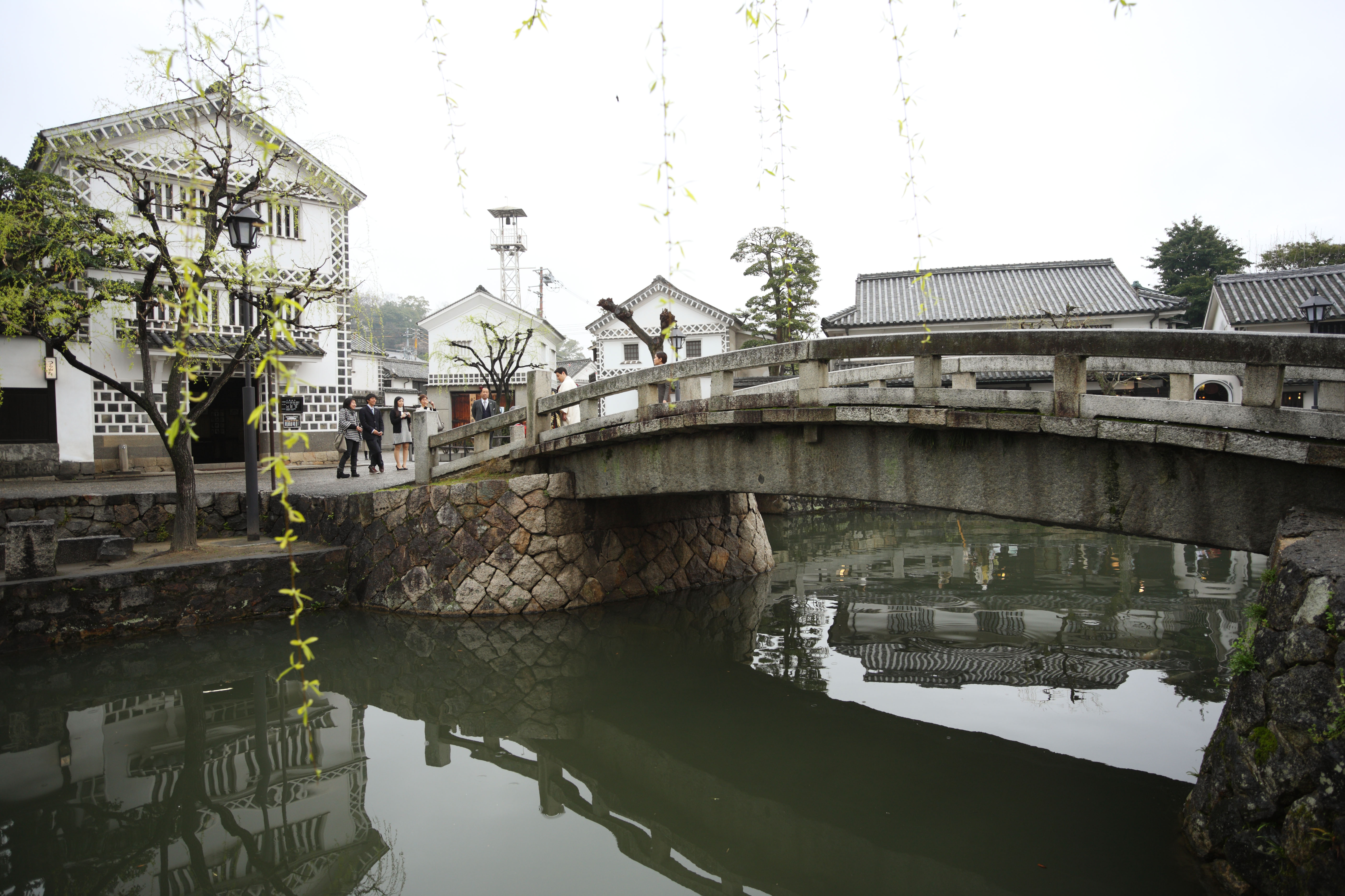 fotografia, materiale, libero il panorama, dipinga, fotografia di scorta,Kurashiki Kurashiki il fiume, Cultura tradizionale, ponte di pietra, Cultura giapponese, La storia