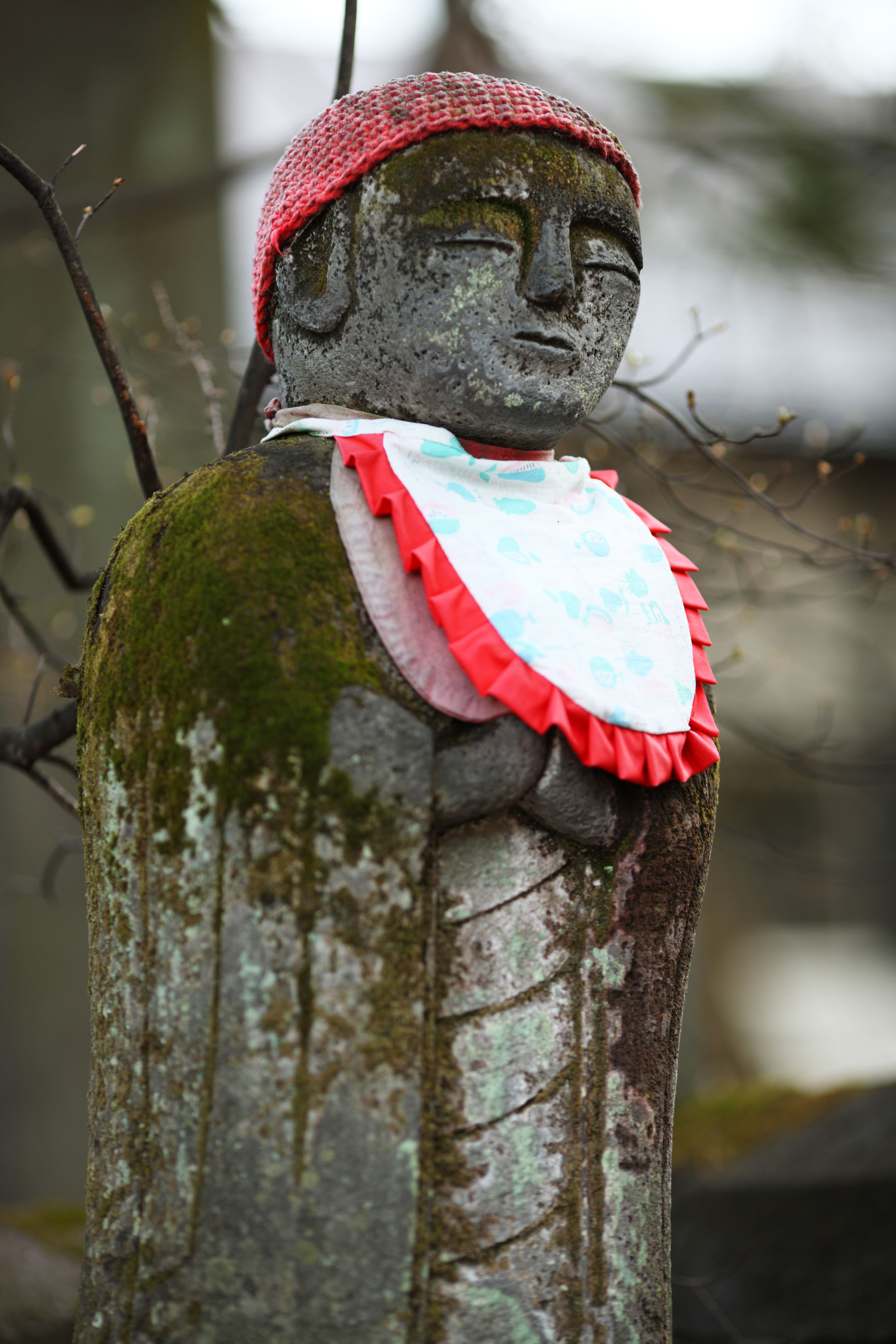 photo,material,free,landscape,picture,stock photo,Creative Commons,Kusatsu hot spring light spring temple, Mt. Kusatsu, stone stairway, Buddhism, Guardian deity of children