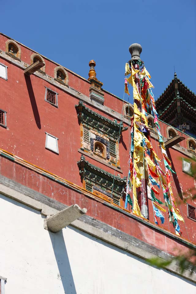 photo, la matire, libre, amnage, dcrivez, photo de la rserve,Putuo Zongcheng temple, Tibet, Chaitya, , Rouge et blanc