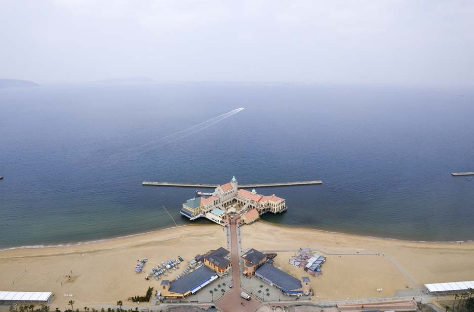 photo,material,free,landscape,picture,stock photo,Creative Commons,Sea from Fukuoka Tower, beach lasts, too, , wedding, 
