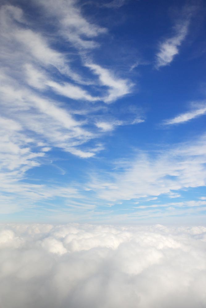 ゆんフリー写真素材集 No 4044 雲海に空 日本 北海道