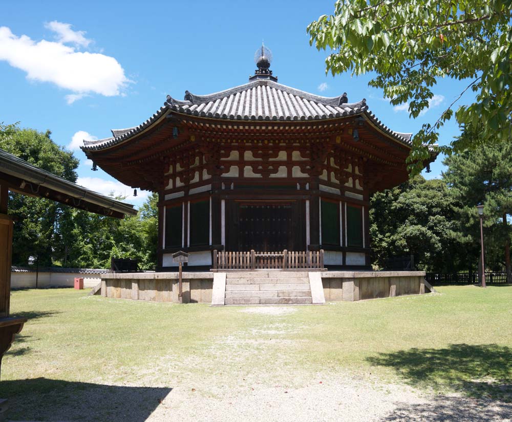 foto,tela,gratis,paisaje,fotografa,idea,Kofuku - el norte de Temple de ji hexagonal construir templo de Togane, Buddhism, Edificio de madera, Techo, Herencia de mundo