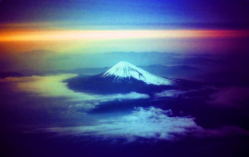 fotografia, material, livra, ajardine, imagine, proveja fotografia,Viso fantstica de Fuji, montanha, pr-do-sol, , 