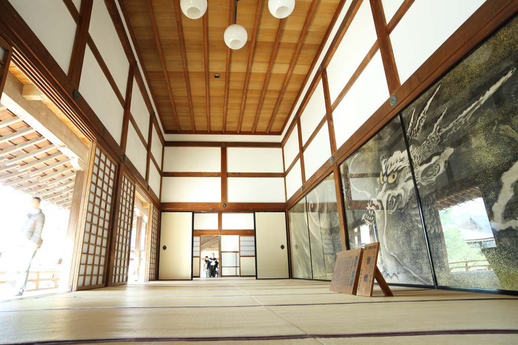 photo,material,free,landscape,picture,stock photo,Creative Commons,Tenryu-ji great portion length, Chaitya, tatami mat, world heritage, Sagano