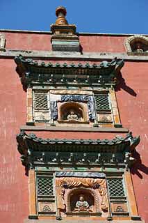 Foto, materieel, vrij, landschap, schilderstuk, bevoorraden foto,Putuo Zongcheng Temple, Tibet, Chaitya, Trouw, Boeddhist afbeelding