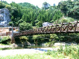 photo,material,free,landscape,picture,stock photo,Creative Commons,Wooden suspension bridge, bridge, suspension, wooden, 