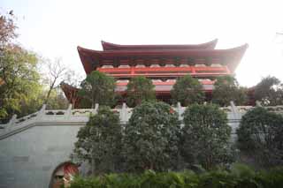 fotografia, material, livra, ajardine, imagine, proveja fotografia,Templo de Jingci, Eu sou pintado em vermelho, Chaitya, duque acabado, Dez vises de Saiko