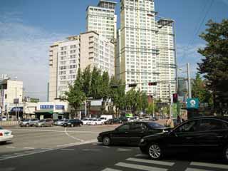 fotografia, materiale, libero il panorama, dipinga, fotografia di scorta,Seoul, costruendo, attraversando, segnali, macchina
