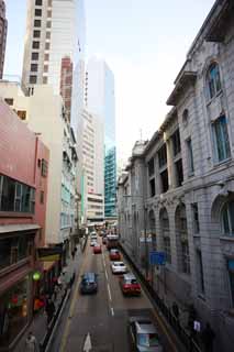 fotografia, materiale, libero il panorama, dipinga, fotografia di scorta,Secondo Hong Kong, distretto che fa compere, cartello, costruendo, 