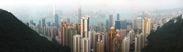 foto,tela,gratis,paisaje,fotografa,idea,Un rascacielos, Mximo apogeo de Victoria, Monte. Taihei, Isla de Hong Kong, Nueve dragones