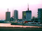 foto,tela,gratis,paisaje,fotografa,idea,Barcos en el puerto de Tokyo, al atardecer, Tokio, Baha de Tokio, Perfil, Construccin