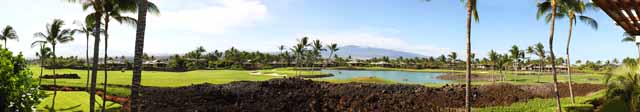 Foto, materieel, vrij, landschap, schilderstuk, bevoorraden foto,Mauna Lani, Lava, Palm, Golfspel, Zuidelijk land