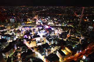 photo,material,free,landscape,picture,stock photo,Creative Commons,Ikebukuro Station, building, Ikebukuro, Neon, 