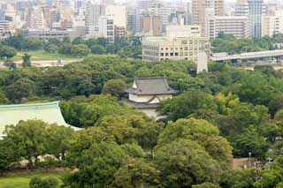 Foto, materiell, befreit, Landschaft, Bild, hat Foto auf Lager,Turm der Burg Osaka, , , , 