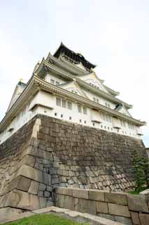 Foto, materiell, befreit, Landschaft, Bild, hat Foto auf Lager,Turm der Burg Osaka, , , , 