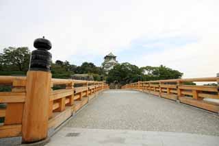 fotografia, materiale, libero il panorama, dipinga, fotografia di scorta,Il Castello di Osaka Gokurakubashi, , , , 