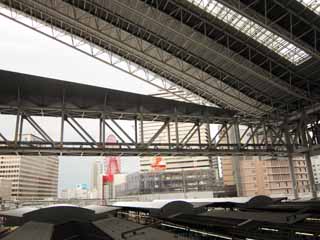 Foto, materieel, vrij, landschap, schilderstuk, bevoorraden foto,Osaka station, , , , 