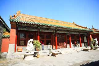 Foto, materieel, vrij, landschap, schilderstuk, bevoorraden foto,Shenyang Imperial Palace, , , , 