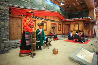 fotografia, materiale, libero il panorama, dipinga, fotografia di scorta,Costume tibetano, , , , 