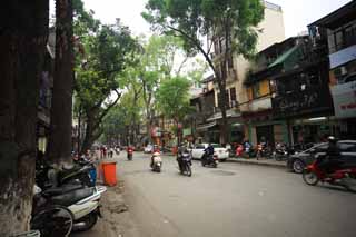 fotografia, materiale, libero il panorama, dipinga, fotografia di scorta,Strada di Hanoi, , , , 
