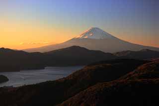 fotografia, materiale, libero il panorama, dipinga, fotografia di scorta,Tramonto sul Monte Fuji, , , , 