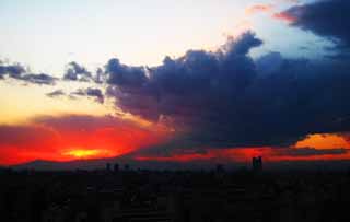 foto,tela,gratis,paisaje,fotografa,idea,Sunset de Tokio, , , , 