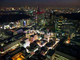 Foto, materieel, vrij, landschap, schilderstuk, bevoorraden foto,Shinjuku skyline, , , , 