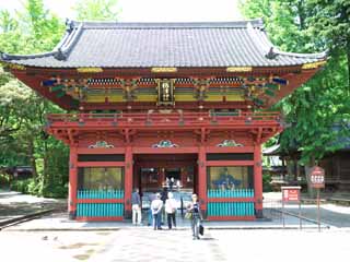 Foto, materieel, vrij, landschap, schilderstuk, bevoorraden foto,Nezu Shrine tower gate, , , , 