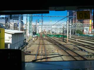 Foto, materiell, befreit, Landschaft, Bild, hat Foto auf Lager,Yamanote Linie der Eisenbahn, , , , 