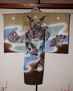 photo,material,free,landscape,picture,stock photo,Creative Commons,A boy kimono, kimono, Decoration, Silk, textile
