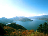 fotografia, material, livra, ajardine, imagine, proveja fotografia,Viso cheia de Chuzenji Lake, lago, , , 