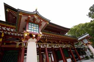 Foto, materieel, vrij, landschap, schilderstuk, bevoorraden foto,Temma, Dazaifu heiligdom, Michizane Sugawara, Stenige lantaarn mand, Shinto heiligdom, Decoratie