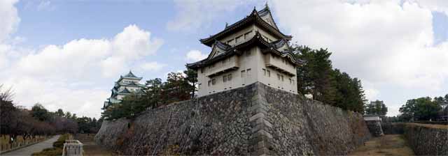 fotografia, material, livra, ajardine, imagine, proveja fotografia,Nagoya-jo Castelo, pique de baleia assassina, castelo, A torre de castelo, Ishigaki
