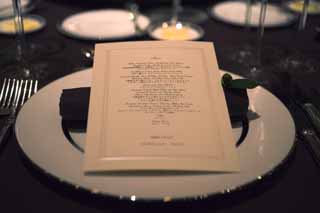 photo,material,free,landscape,picture,stock photo,Creative Commons,Today's menu, wedding reception, menu, table set, plate